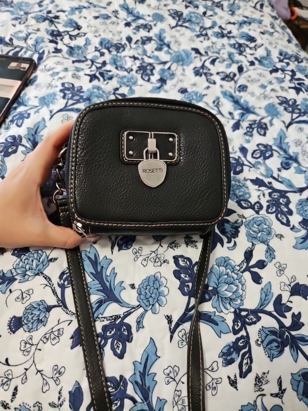 Rosetti Black Crossbody Mini Bag